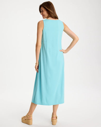 Chico's Hot Sale | Ponte Seamed Maxi Dress