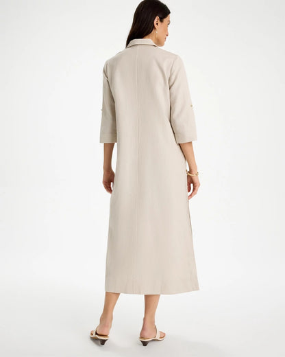 Chico's Exclusive | Embellished Linen Dress