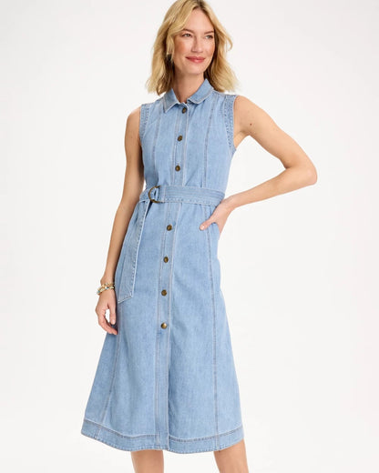 Chico's Exclusive | Sleeveless Denim Dress