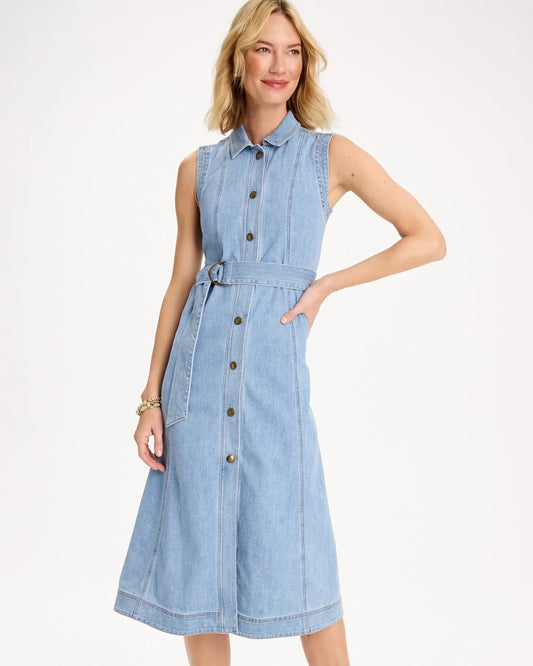 Chico's Exclusive | Sleeveless Denim Dress