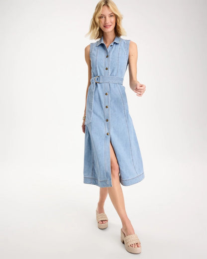 Chico's Exclusive | Sleeveless Denim Dress