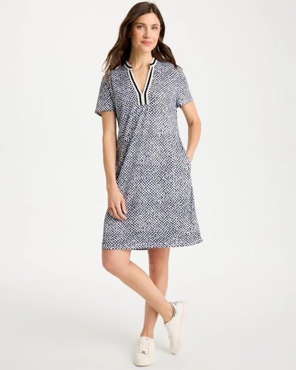 Chico's Value | Zenergy® UPF Crochet Contrast Trim Dress