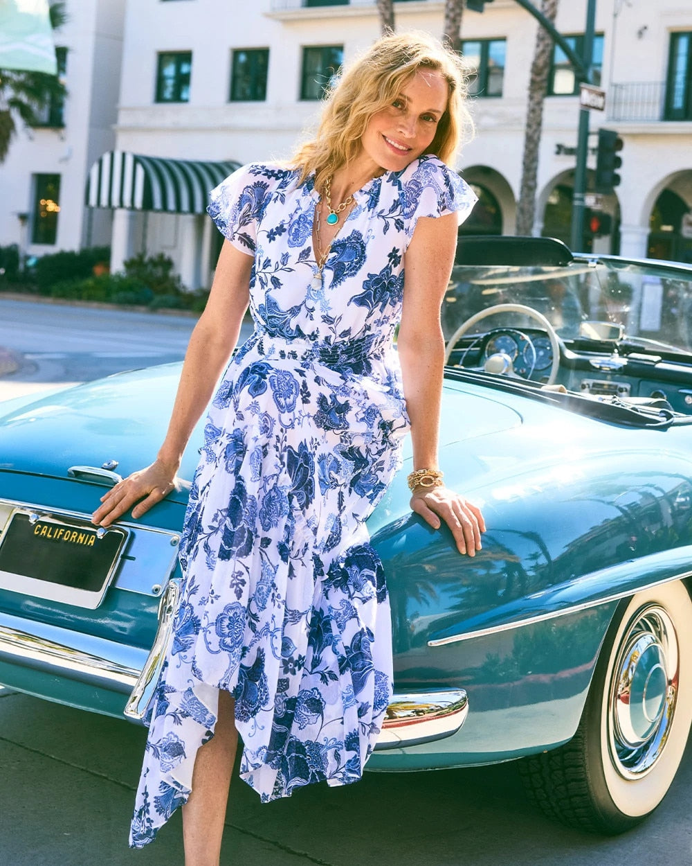 Chico's Classic | Floral Smocked Waist Dress