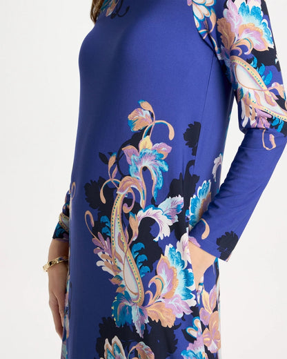 Chico's Hot Sale | Jersey Knit Baroque Shift Dress