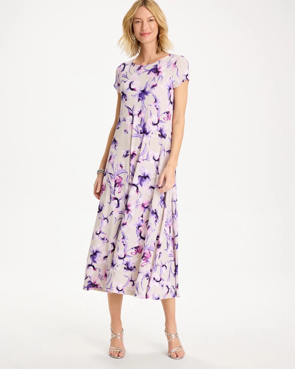 Chico's Customer Favorite | Travelers™ Amethyst Iris Maxi Dress
