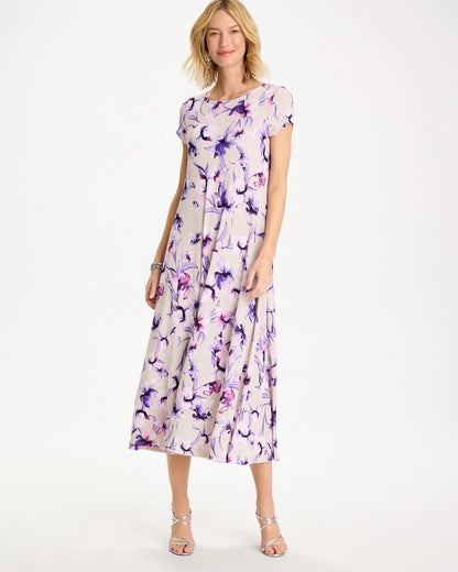 Chico's Customer Favorite | Travelers™ Amethyst Iris Maxi Dress