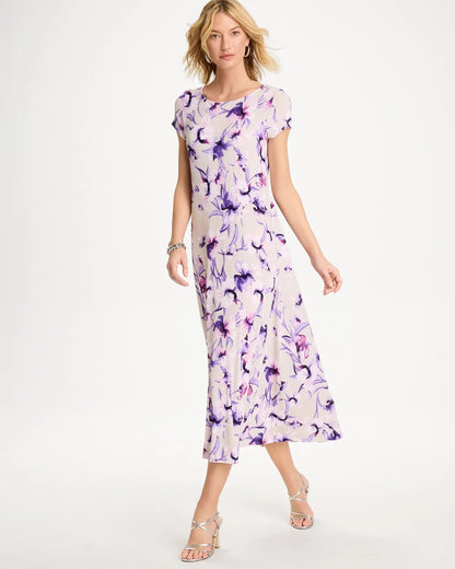 Chico's Customer Favorite | Travelers™ Amethyst Iris Maxi Dress