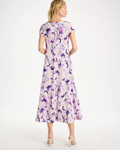 Chico's Customer Favorite | Travelers™ Amethyst Iris Maxi Dress