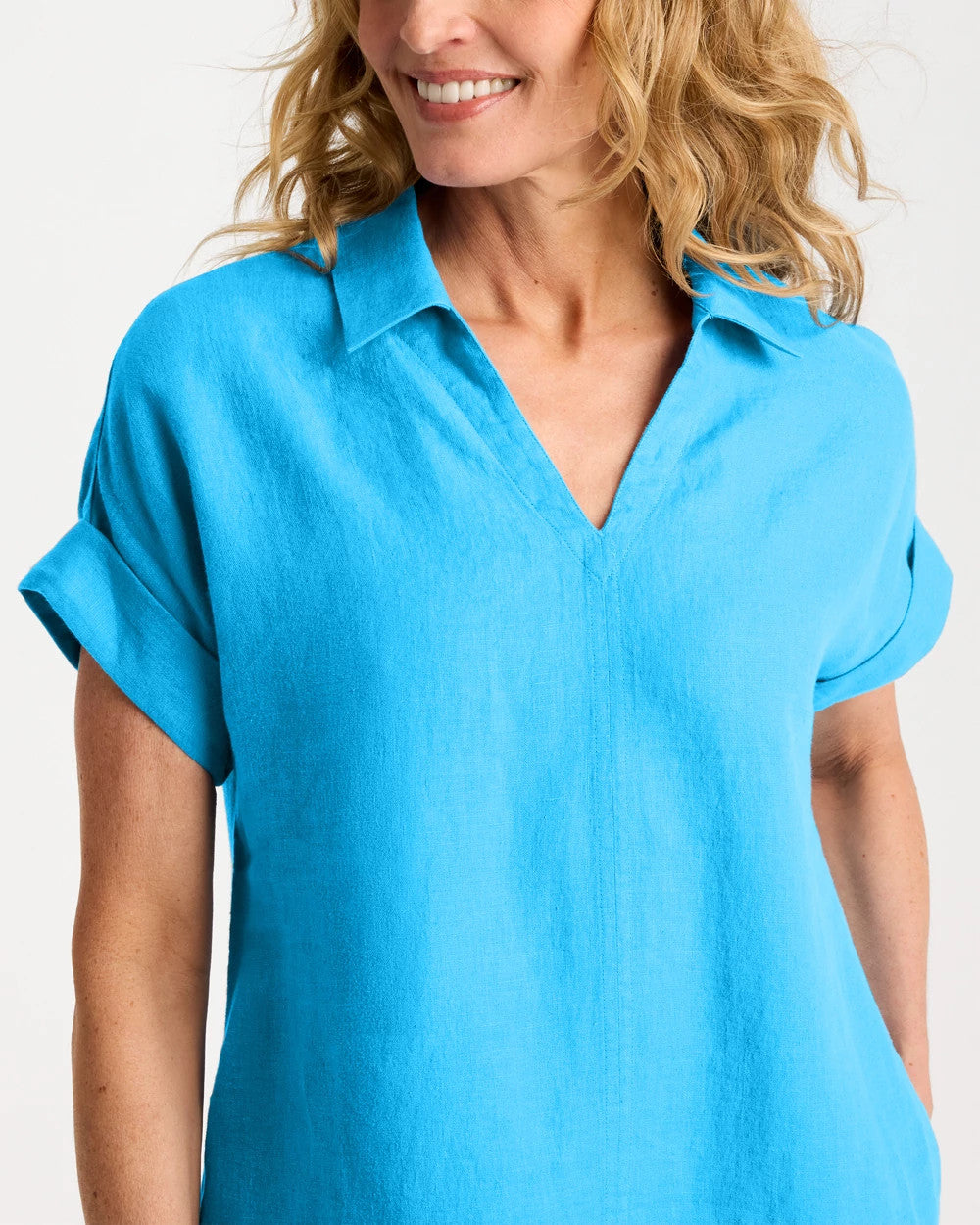 Chico's Classic | Linen Collared Dress