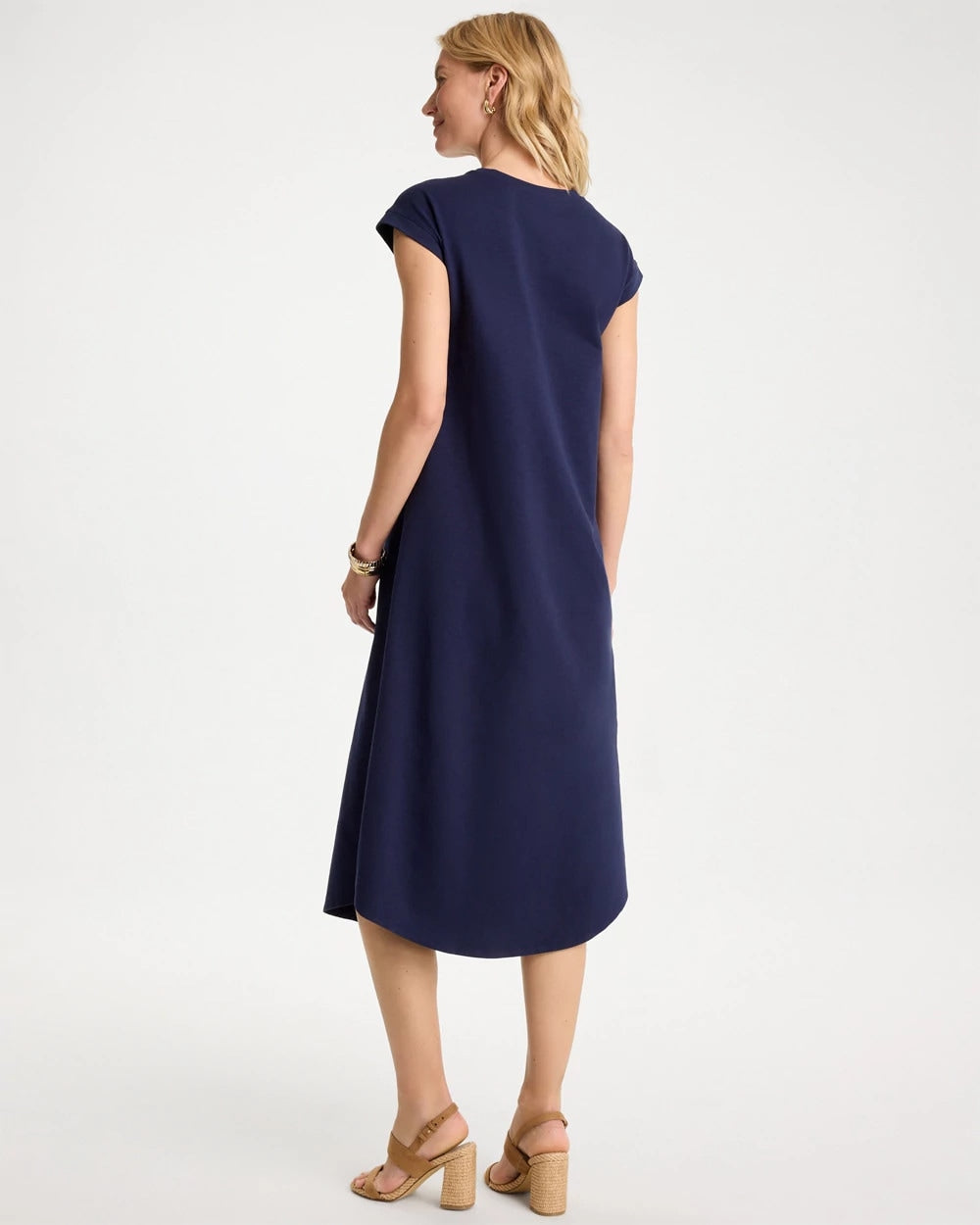 Chico's Everyday | Soft-Stretch Cotton Slub Dress