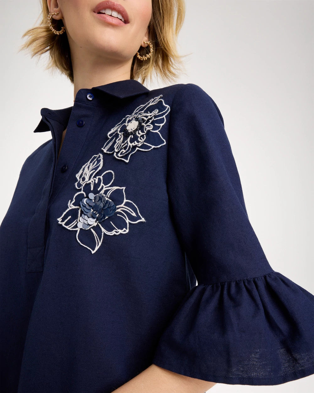 Chico's Latest | 3D Applique Dress