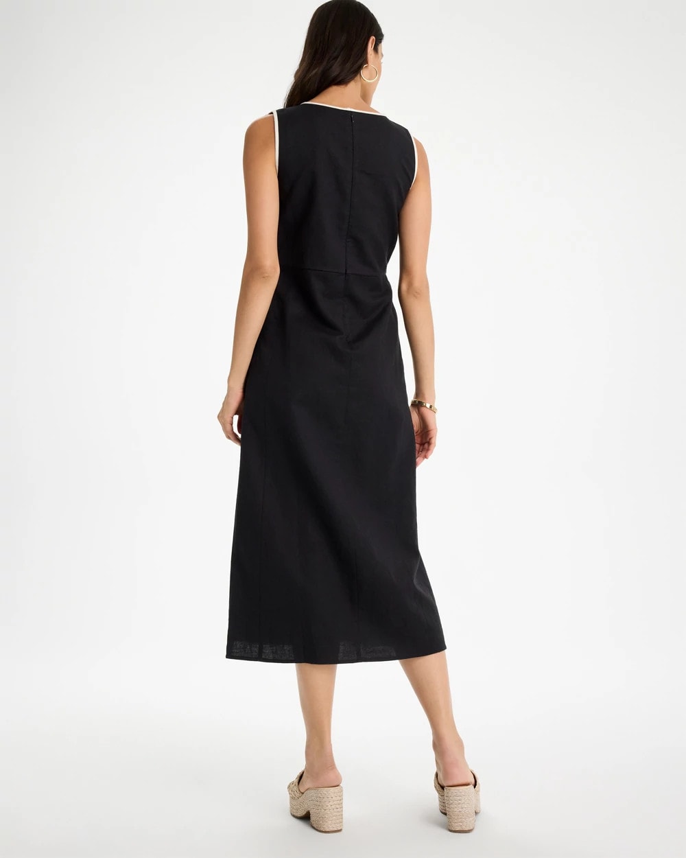 Chico's Featured | Sleeveless Surplice Linen Dress