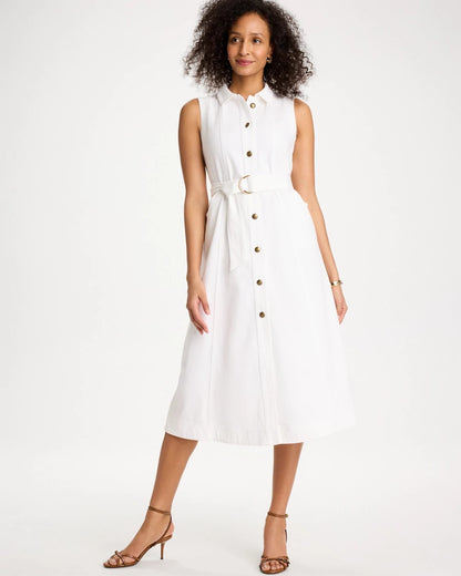 Chico's Recommended | Denim Sleeveless Shirtdress