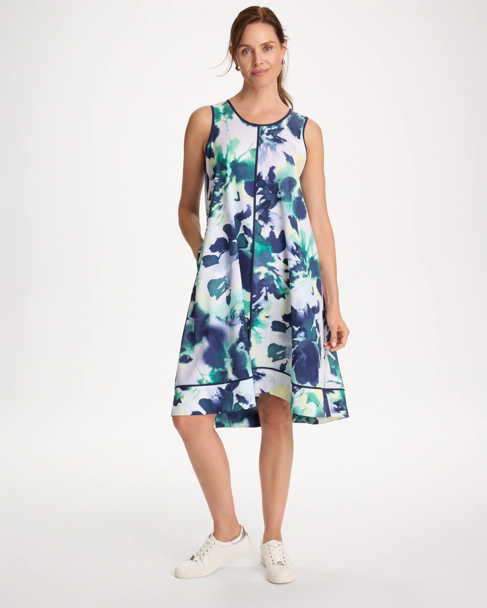 Chico's Everyday | Zenergy® UPF Floral Midi Dress