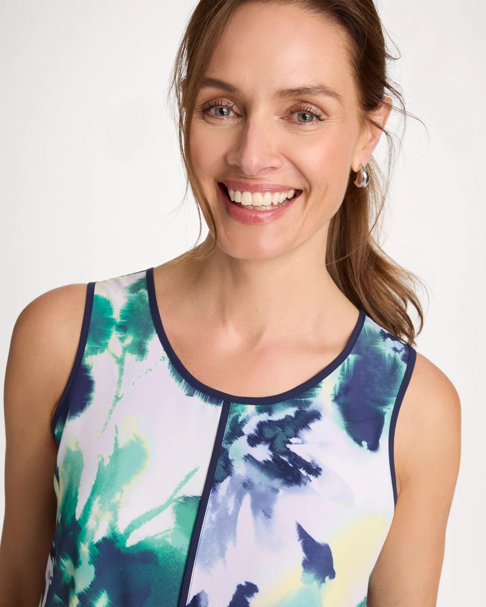 Chico's Everyday | Zenergy® UPF Floral Midi Dress