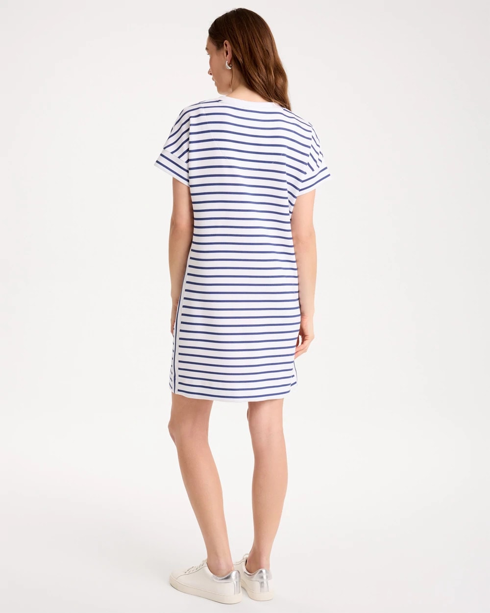 Chico's Essential | Zenergy® Soft Striped Contrast Dress