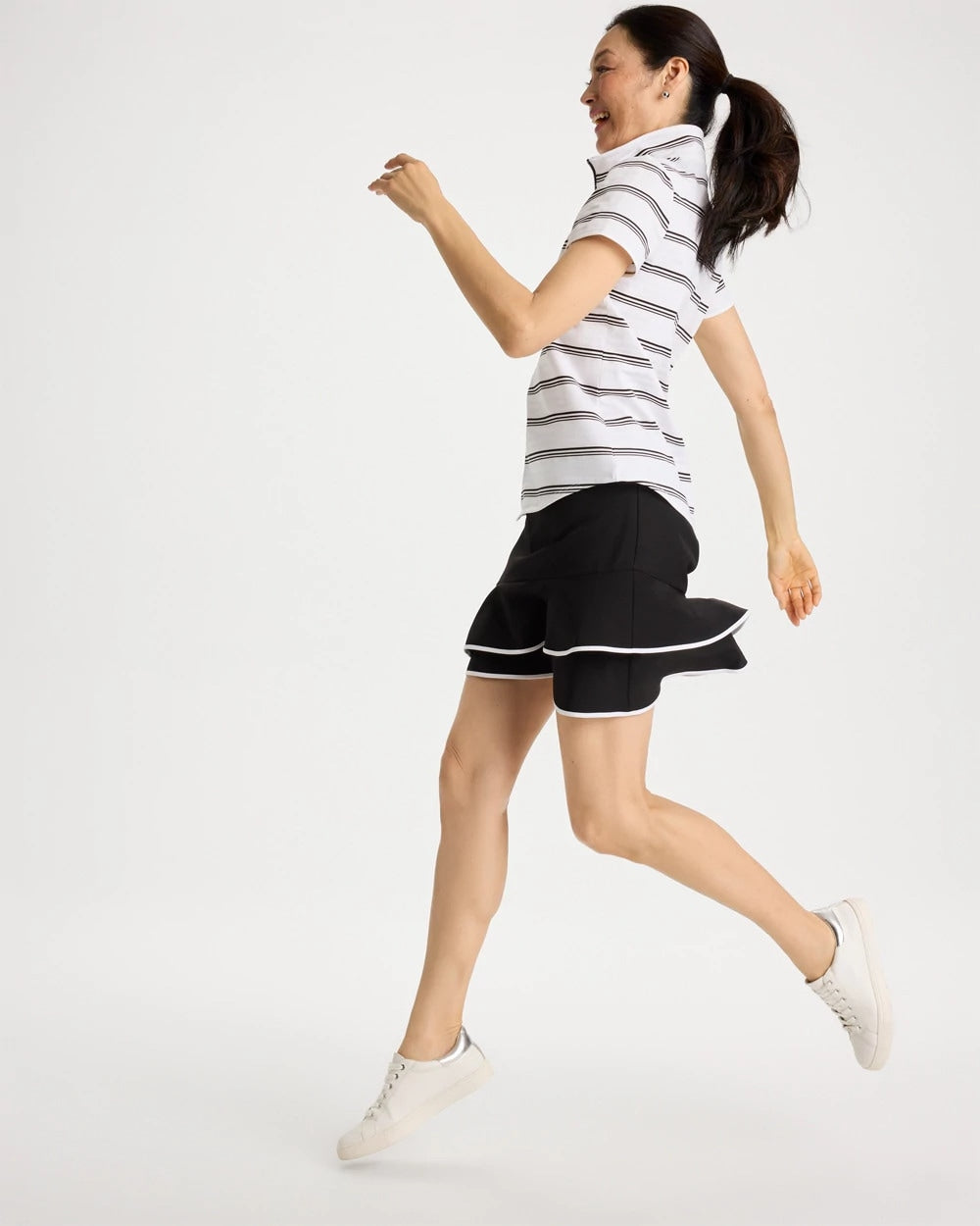 Chico's Premium | Zenergy® UPF Contrast Tulip Hem Skort