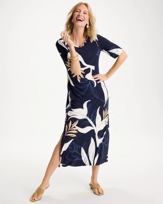Chico's Latest | Printed Jersey Knit Column Dress
