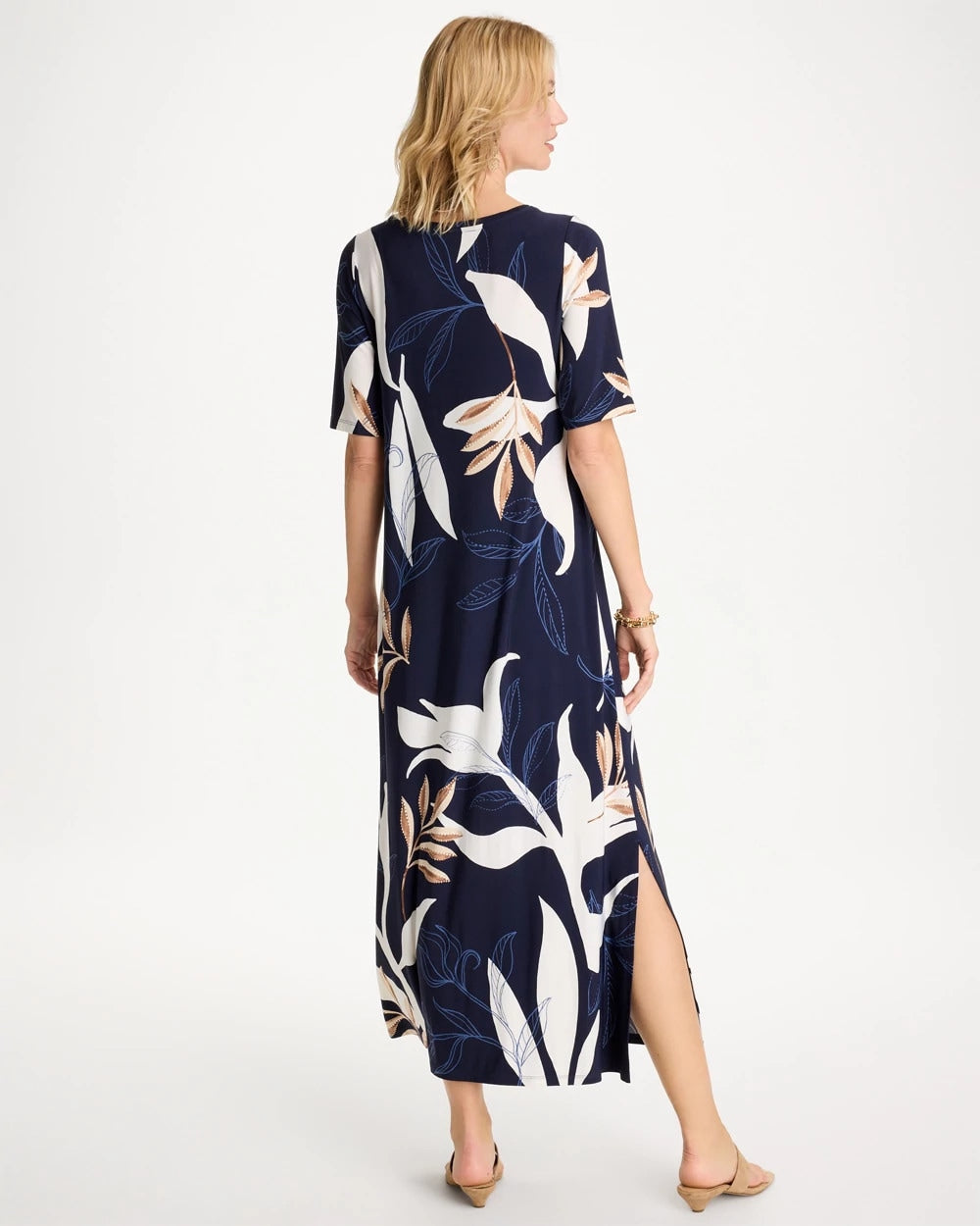 Chico's Latest | Printed Jersey Knit Column Dress