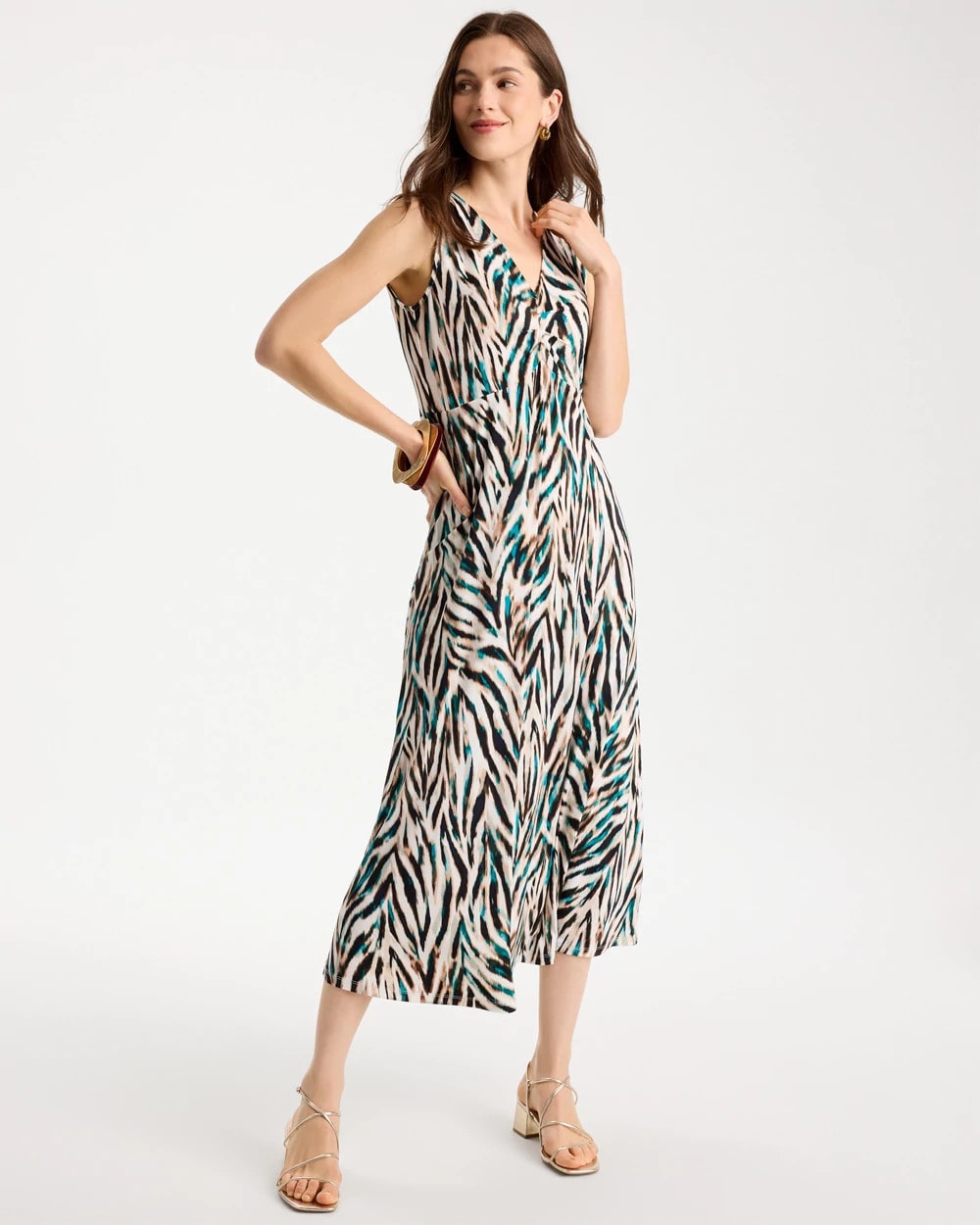 Chico's Best Price | Animal Print Jersey Knit Dress