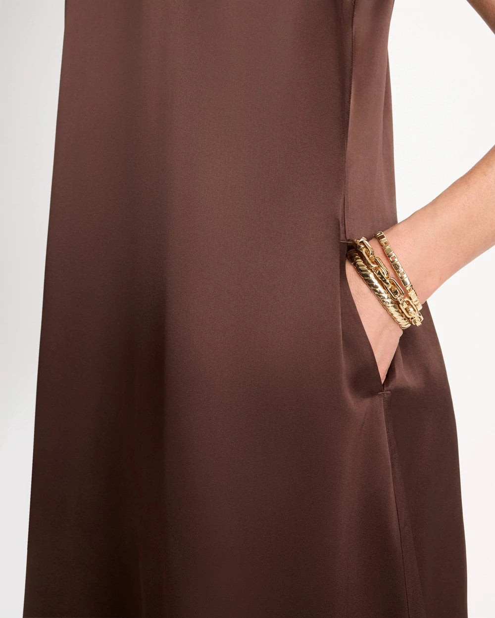 Chico's Popular | Faux Satin Sleeveless Dress