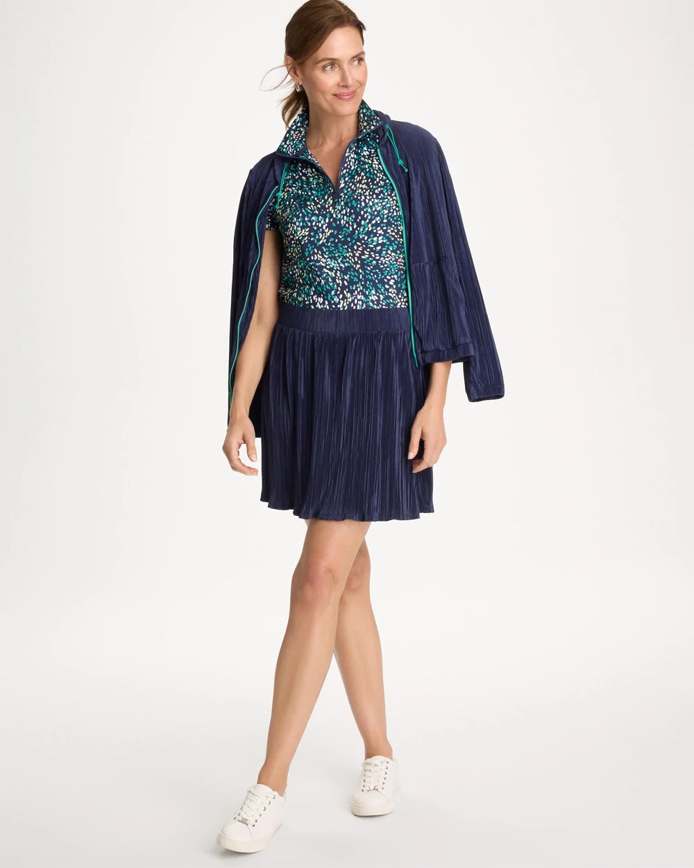 Chico's Everyday | Zenergy® Micro Plisse Pull-On Skort