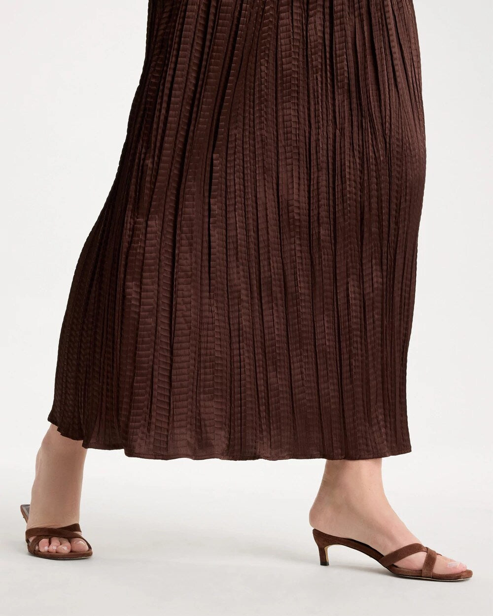 Chico's Hot Sale | Satin Crinkle Maxi Skirt