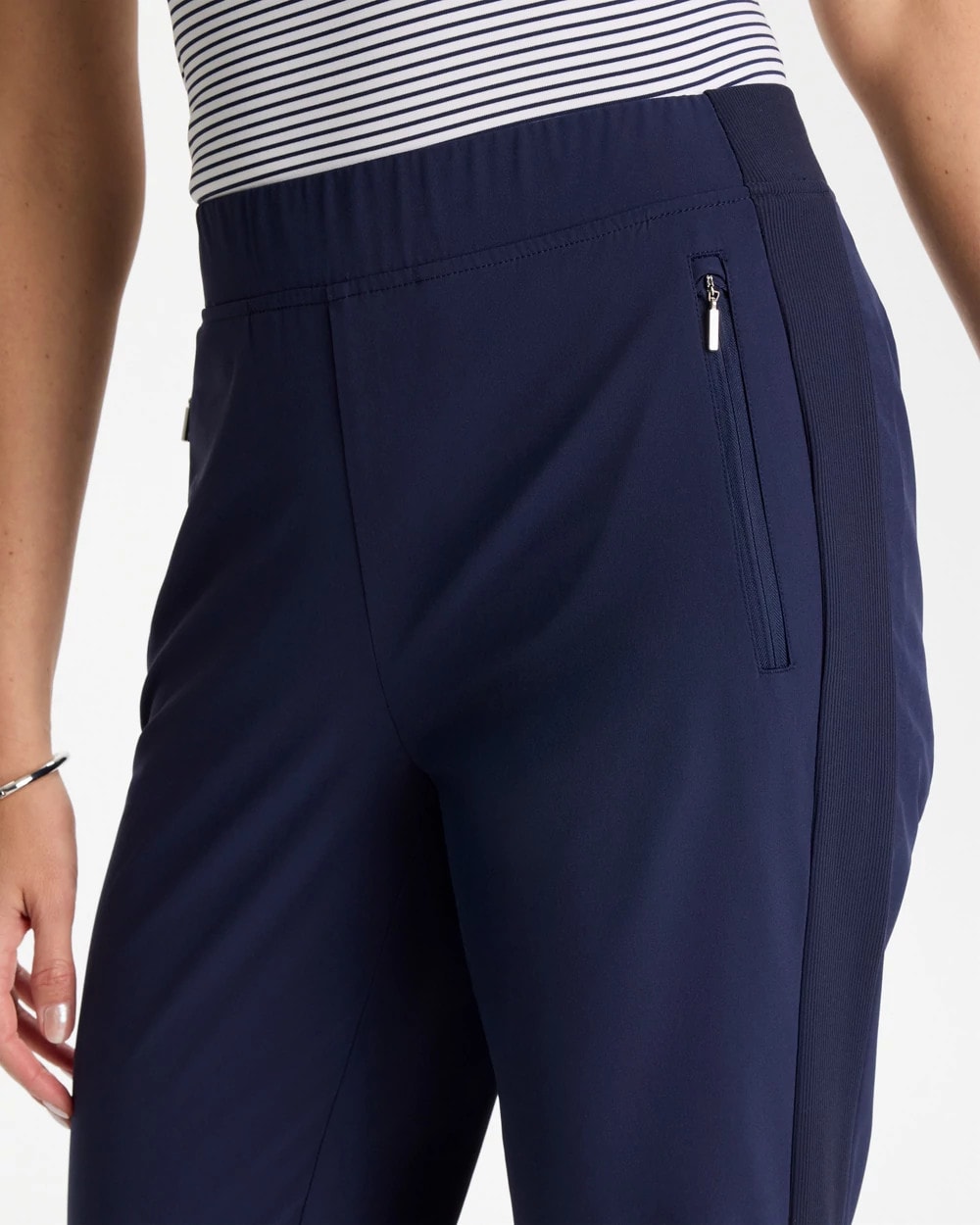 Chico's Essential | Zenergy® UPF Rib Mix Ankle Pants