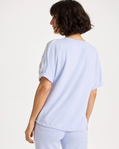Chico's Discount | Zenergy® Striped Gauze Lounge Shirt
