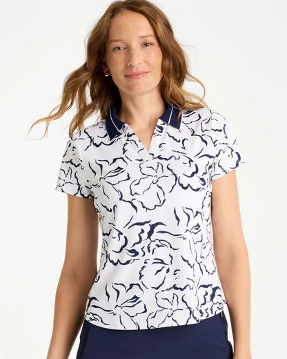 Chico's Quality | Zenergy® UPF Mesh Collar Polo Top