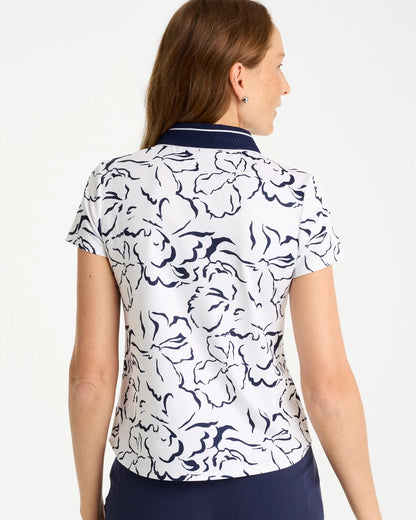 Chico's Quality | Zenergy® UPF Mesh Collar Polo Top