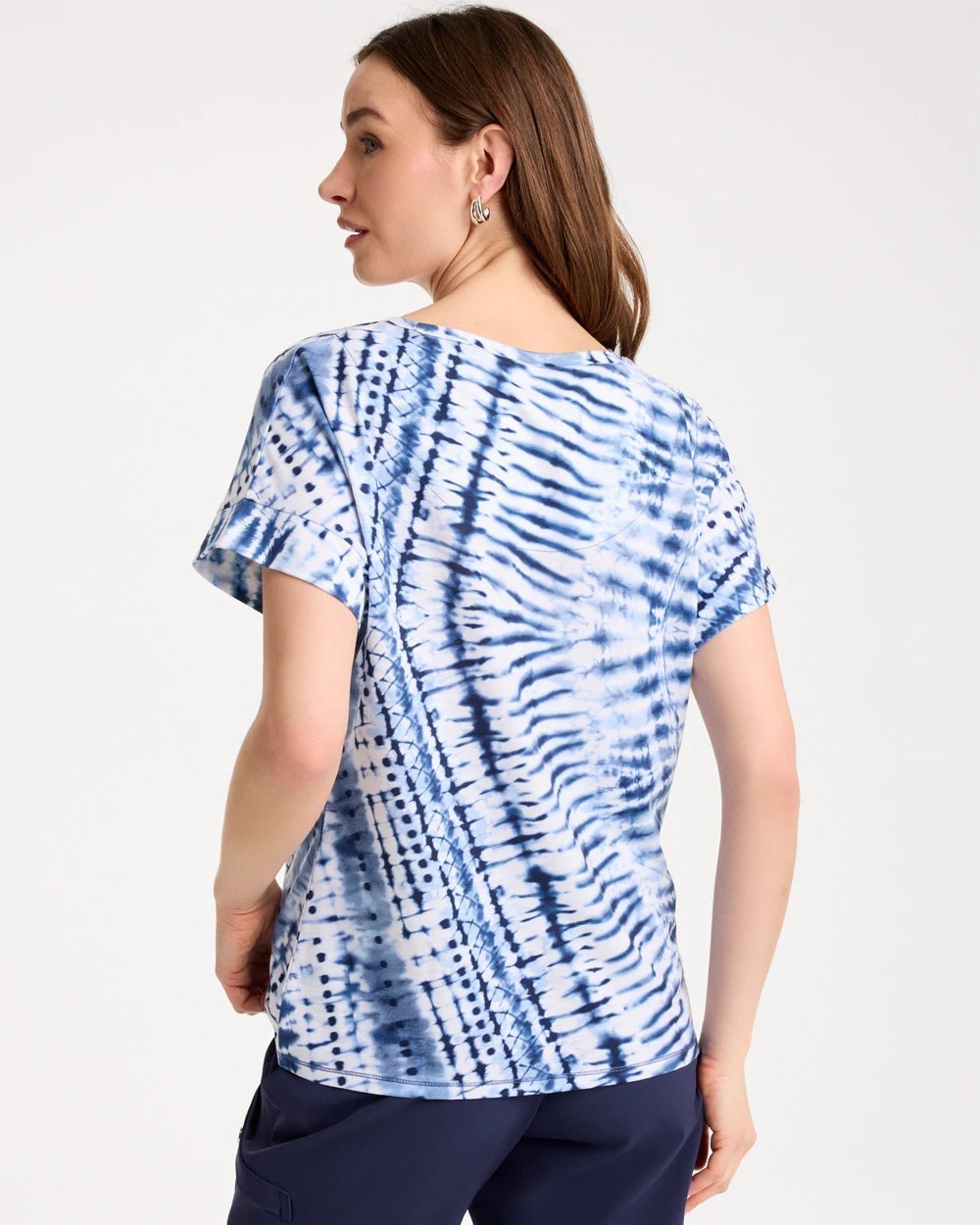 Chico's Classic | Zenergy® Tie-Dye Drop Shoulder Tee