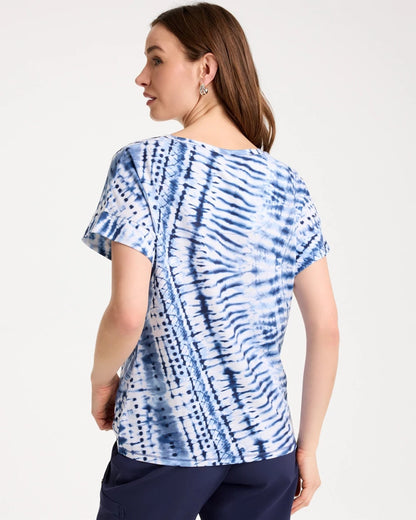 Chico's Classic | Zenergy® Tie-Dye Drop Shoulder Tee