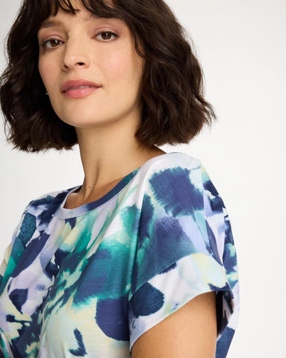 Chico's New | Zenergy® Floral Drop Shoulder Tee