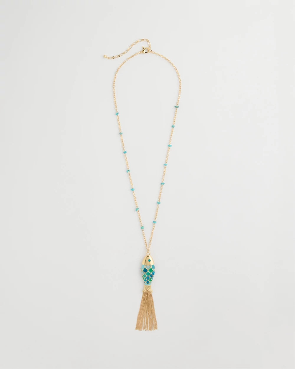 Chico's Sale | Tassel Fish Pendant Necklace