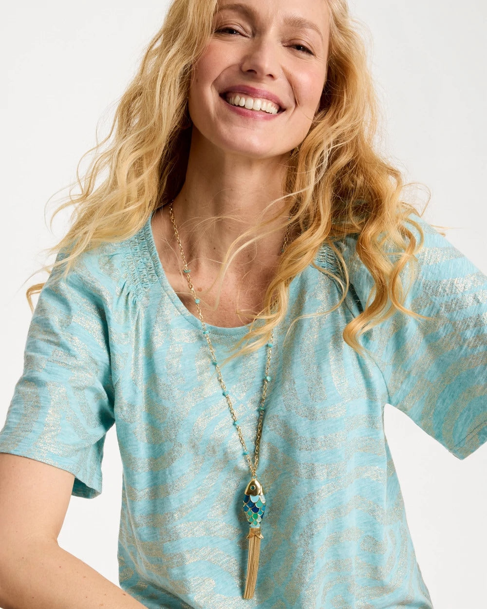Chico's Sale | Tassel Fish Pendant Necklace