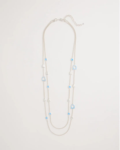 Chico's Deals | Sea Glass Inspired Charm Necklace