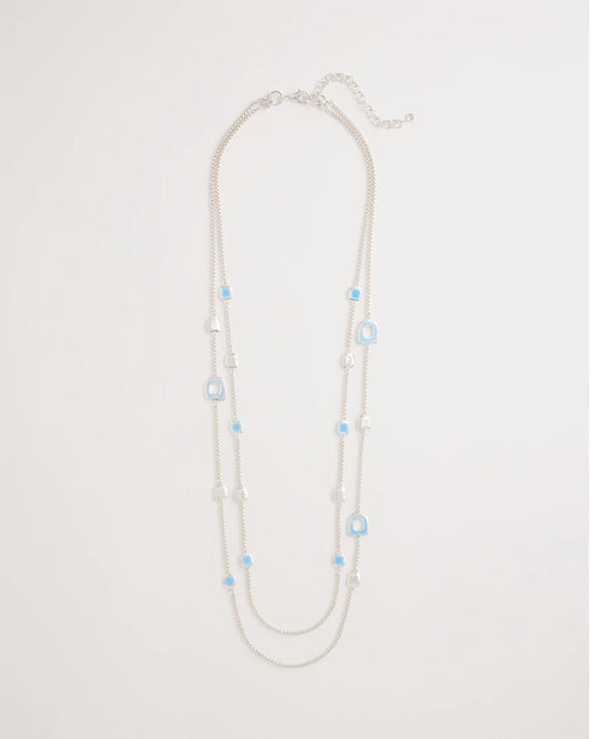 Chico's Deals | Sea Glass Inspired Charm Necklace