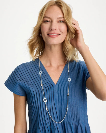 Chico's Deals | Sea Glass Inspired Charm Necklace