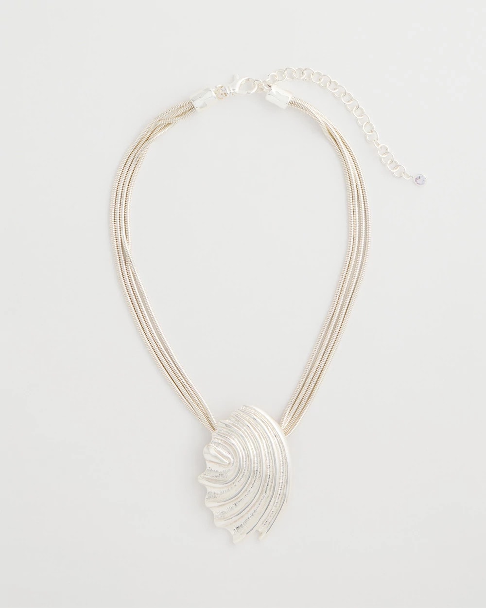 Chico's Recommended | Silvertone Shell Pendant