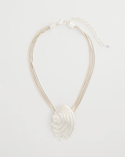 Chico's Recommended | Silvertone Shell Pendant