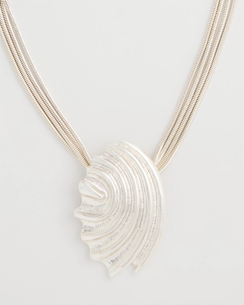 Chico's Recommended | Silvertone Shell Pendant