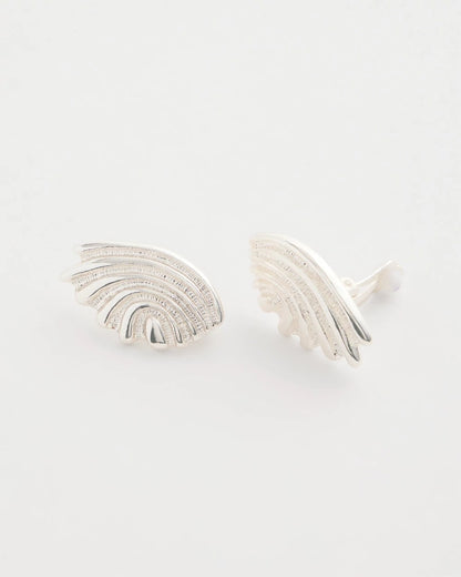 Chico's Deals | Silvertone Shell Clip-On Earrings