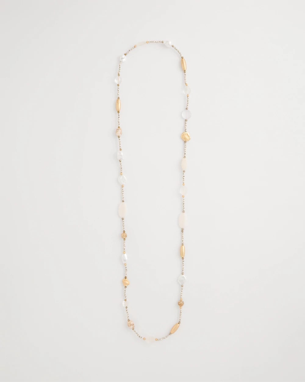Chico's Latest | Neutral Shell Long Necklace