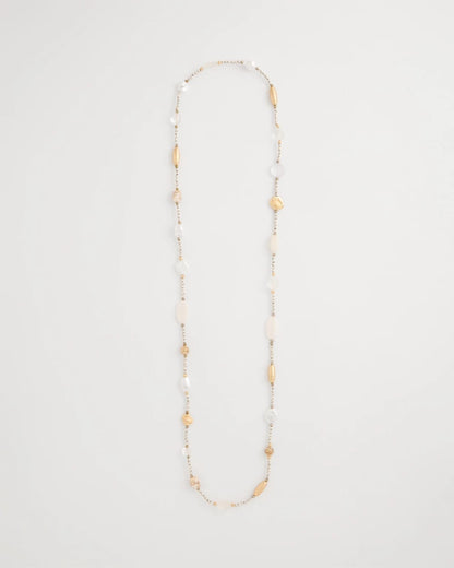 Chico's Latest | Neutral Shell Long Necklace