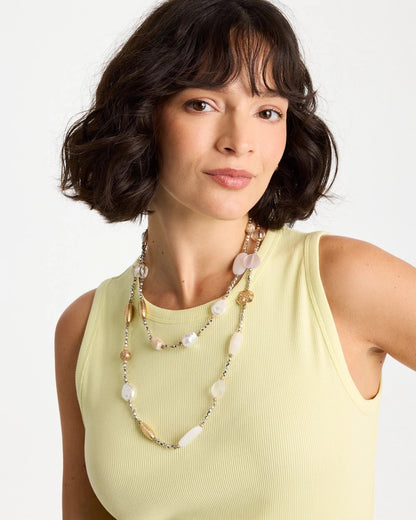 Chico's Latest | Neutral Shell Long Necklace