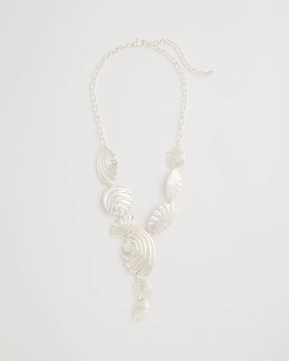 Chico's Value | Silvertone Shell Charm Y-Necklace