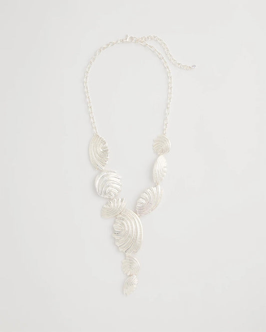Chico's Value | Silvertone Shell Charm Y-Necklace