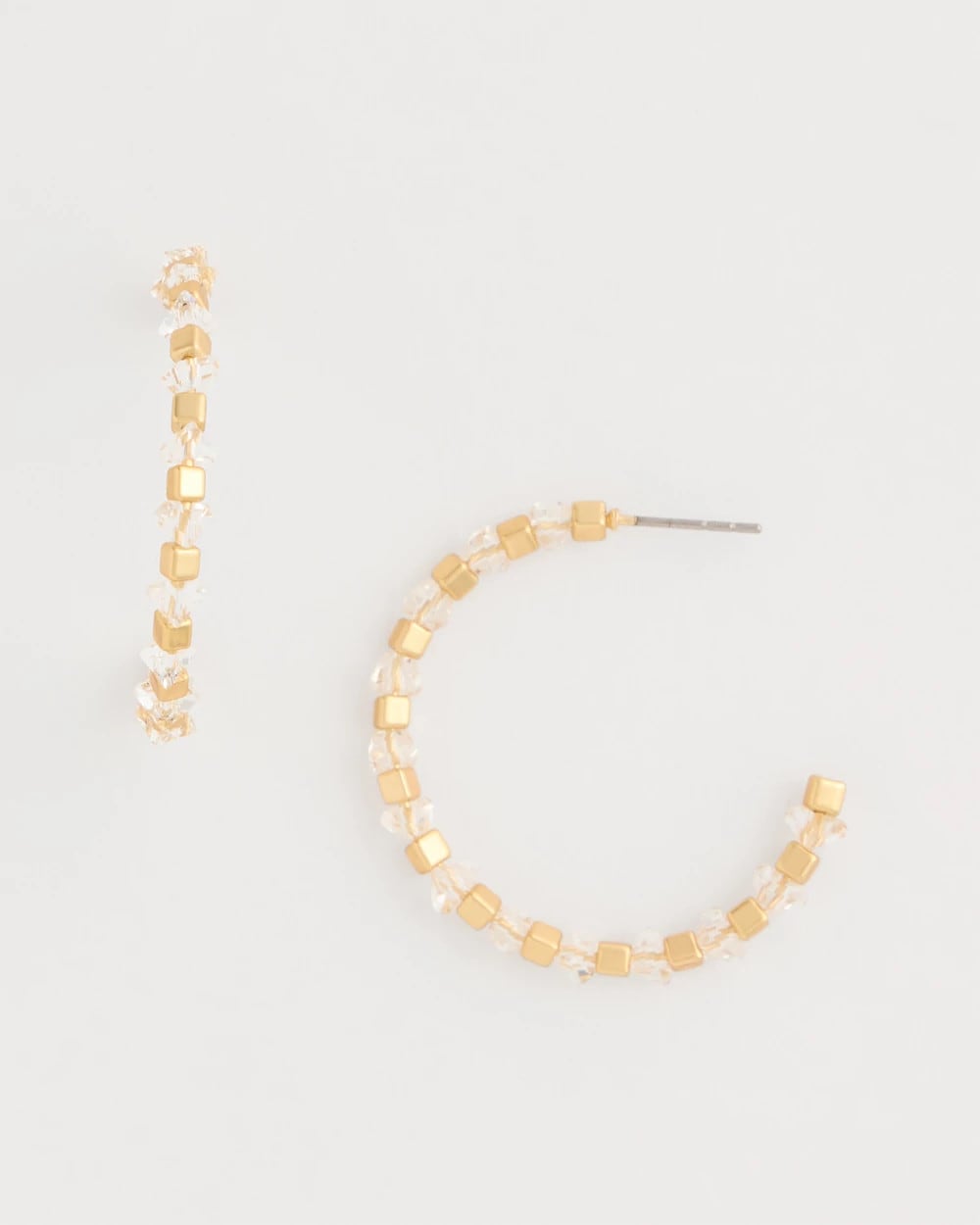 Chico's Classic | Sea Foam Hoop Earrings