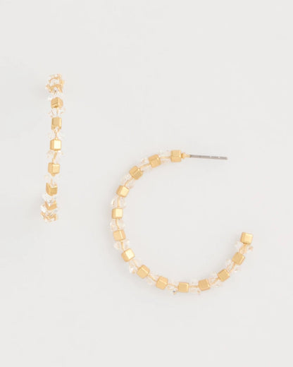 Chico's Classic | Sea Foam Hoop Earrings